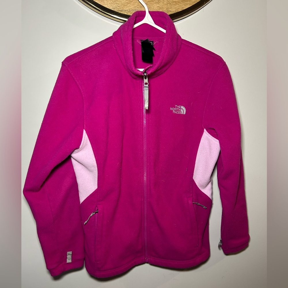 The North Face Vibrant Pink Fleece Jacket